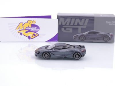 Preview: TSM MINI GT MGT00815-L # McLaren 750S LHD Sportwagen Baujahr 2024 " Saros Grey " 1:64
