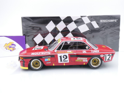 Preview: Minichamps 155742612 # BMW 3.0 CSL Sieger 24h Spa 1974 " Peltier / Xhenceval " 1:18