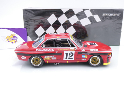 Preview: Minichamps 155742612 # BMW 3.0 CSL Sieger 24h Spa 1974 " Peltier / Xhenceval " 1:18