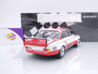 Preview: Minichamps 155742651 # BMW 3.0 CSL Sieger Zandvoort GP 1974 " Team Marlboro - Alpina " 1:18
