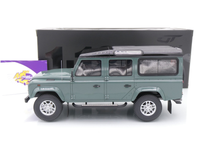 Preview: GT Spirit GT527 # Land Rover Defender 3 Station Wagon Baujahr 1991 " dunkelgrün-schwarz ( Keswick Green ) " 1:18