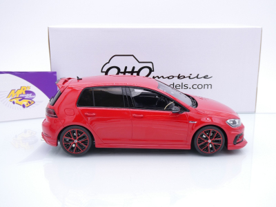 Preview: Ottomobile OT1118 # Volkswagen VW Golf 7.5 R Oettinger Baujahr 2018 " Tornadorot " 1:18