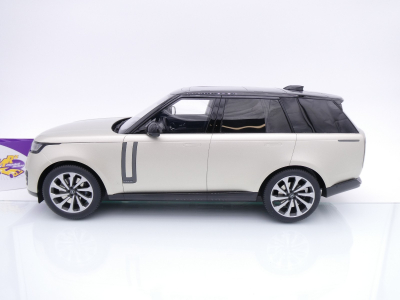 Preview: GT Spirit GT542 # Land Range Rover Autobiography P530 Baujahr 2024 " goldmetallic ( Sunset Gold ) " 1:12