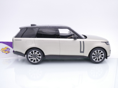 Preview: GT Spirit GT542 # Land Range Rover Autobiography P530 Baujahr 2024 " goldmetallic ( Sunset Gold ) " 1:12