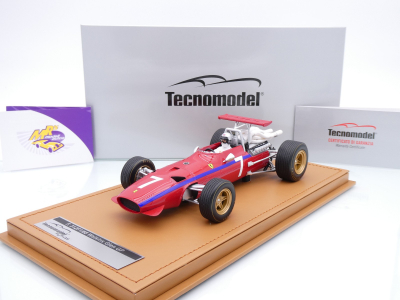 Tecnomodel TM18-317D # Ferrari 312 F1 Watkins Glen F1 GP 1968 " Derek Bell " 1:18