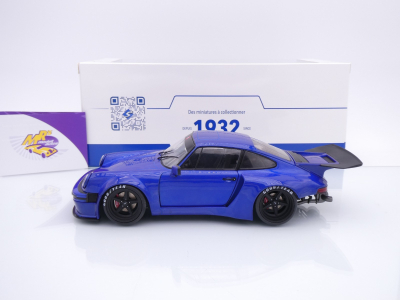 Preview: Solido S1810503 # Porsche 911 KS-R by Khyzyl Saleem Baujahr 2024 " dunkelblau " 1:18