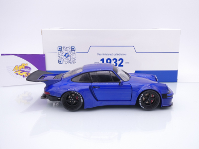 Preview: Solido S1810503 # Porsche 911 KS-R by Khyzyl Saleem Baujahr 2024 " dunkelblau " 1:18