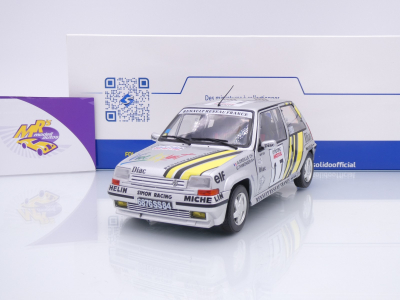 Solido S1810005 # Renault R5 GT #17 Rallye Tour de Corse 1989 " Oreille - Thimonier " 1:18