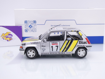 Preview: Solido S1810005 # Renault R5 GT #17 Rallye Tour de Corse 1989 " Oreille - Thimonier " 1:18