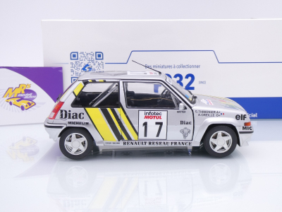 Preview: Solido S1810005 # Renault R5 GT #17 Rallye Tour de Corse 1989 " Oreille - Thimonier " 1:18