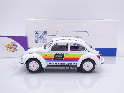 Preview: Solido S1800523 # VW Käfer 1303 Baujahr 1975 " Apple Computer K3 Tribute " 1:18