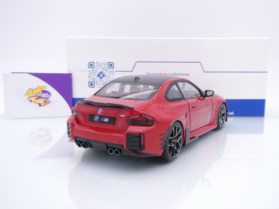Preview: Solido S1812902 # BMW M2 (G87) Performance Parts Baujahr 2024 " Torontorot " 1:18