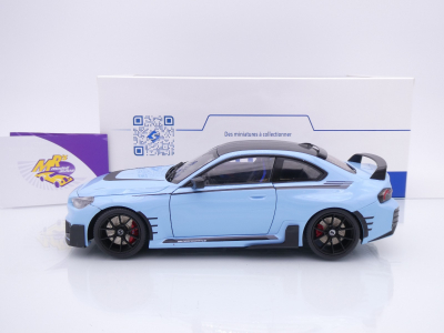 Preview: Solido S1812901 # BMW M2 (G87) Performance Parts Baujahr 2024 " Zandvoortblau " 1:18