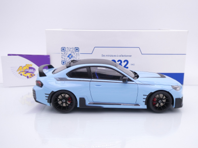 Preview: Solido S1812901 # BMW M2 (G87) Performance Parts Baujahr 2024 " Zandvoortblau " 1:18