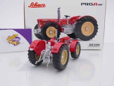 Preview: Schuco PRO.R 09146 # Schlüter Super 1500 TV Traktor Baujahr 1971 " rot " 1:32