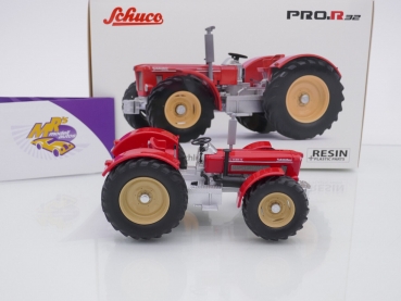 Preview: Schuco PRO.R 09146 # Schlüter Super 1500 TV Traktor Baujahr 1971 " rot " 1:32