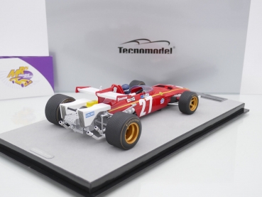 Preview: Tecnomodel TM18-64C # Ferrari 312B Nr.27 F1 Belgien GP 1970 " Jacky Ickx " 1:18