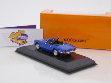 Preview: Maxichamps 940132531 # Triumph Spitfire MK. IV Cabrio Baujahr 1972 " dunkelblau " 1:43