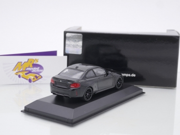 Preview: Minichamps 410021022 # BMW M2 CS F87 schwarze Felgen Baujahr 2020 " schwarz " 1:43