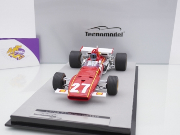 Tecnomodel TM18-64C # Ferrari 312B Nr.27 F1 Belgien GP 1970 " Jacky Ickx " 1:18