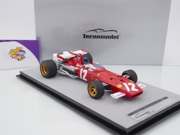 Preview: Tecnomodel TM18-64B # Ferrari 312B Nr.12 F1 Winner Österreich GP 1970 " Jacky Ickx " 1:18