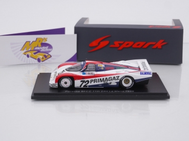 Preview: Spark S9874 # Porsche 962 C Nr.72 11ter 24h Le Mans 1988 " Primagaz - D. Wood " 1:43
