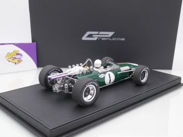 Preview: GP Replicas GP122AWD # Brabham BT24 Nr.1 F1 2nd Mexico GP 1967 " Jack Brabham " 1:18