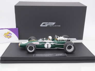 Preview: GP Replicas GP122AWD # Brabham BT24 Nr.1 F1 2nd Mexico GP 1967 " Jack Brabham " 1:18