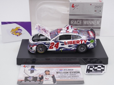 Preview: Lionel Racing W242223LIBWBD # Chevrolet Camaro ZL1 NASCAR 2022 " William Byron - Liberty University Atlanta Spring Race Winner " 1:24