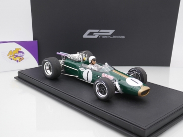 Preview: GP Replicas GP122AWD # Brabham BT24 Nr.1 F1 2nd Mexico GP 1967 " Jack Brabham " 1:18