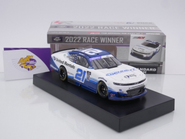 Lionel Racing W212223BENAUA # Chevrolet Camaro NASCAR Xfinity 2022 " Austin Hill - Bennett Transportation & Logistics / United Rentals Daytona Spring Race Winner " 1:24