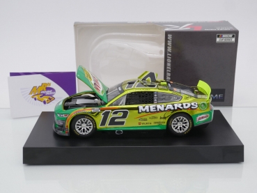 Preview: Lionel Racing C122223MELRBCL # Ford Mustang NASCAR 2022 " Ryan Blaney - Menards / Libman " 1:24 Color Chrome Edition
