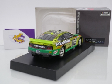 Preview: Lionel Racing C122223MELRBCL # Ford Mustang NASCAR 2022 " Ryan Blaney - Menards / Libman " 1:24 Color Chrome Edition