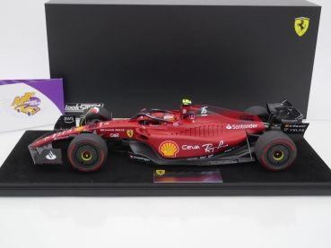 Preview: Look Smart LS18F1042 # Ferrari F1-75 Nr.55 F1 2nd Bahrain GP 2022 " Carlos Sainz Jr. " 1:18