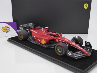 Preview: Look Smart LS18F1042 # Ferrari F1-75 Nr.55 F1 2nd Bahrain GP 2022 " Carlos Sainz Jr. " 1:18