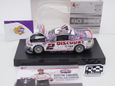Preview: Lionel Racing WX22223DCTAEA # Ford Mustang NASCAR 2022 " Austin Cindric - Discount Tire Daytona 500 Race Winner " 1:24