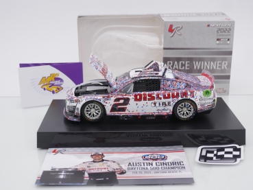 Preview: Lionel Racing WX22223DCTAEA # Ford Mustang NASCAR 2022 " Austin Cindric - Discount Tire Daytona 500 Race Winner " 1:24