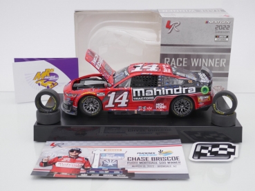 Preview: Lionel Racing W142223MAHCJH # Ford Mustang NASCAR 2022 " Chase Briscoe - Mahindra Tractors Phoenix Spring Race Winner (1st Career Win) " 1:24