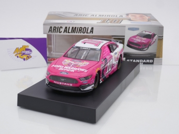 Lionel Racing C102123SMWAA # Ford Mustang NASCAR 2022 " Aric Almirola - Ford Warriors in Pink / Smithfield " 1:24