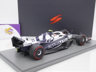 Preview: Spark 18S757 # Alpha Tauri AT03 Nr.22 F1 8th Bahrain GP 2022 " Yuki Tsunoda " 1:18
