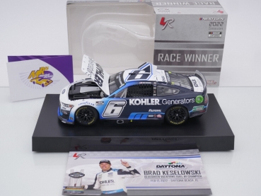 Preview: Lionel Racing WX62223KOLBWBD # Ford Mustang NASCAR 2022 " Brad Keselowski - Kohler Generators Daytona Duel #1 Race Winner " 1:24