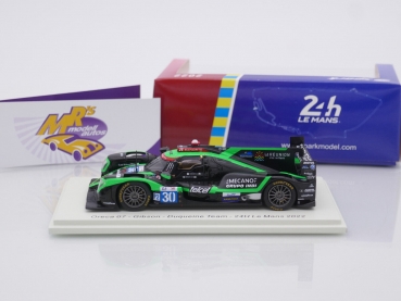 Preview: Spark S8627 # Oreca 07 - Gibson LMP2 Nr.30 24h Le Mans 2022 " Team Duqueine " 1:43