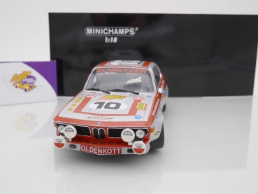 Preview: Minichamps 155722710 # BMW 2800 CS Nr.10 24h Spa 1972 " Schnitzer-Motul " 1:18