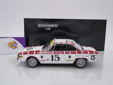 Preview: Minichamps 155722715 # BMW 2800 CS Nr.15 24h Spa 1972 " Schnitzer-Motul " 1:18