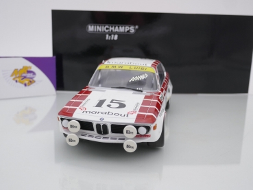 Preview: Minichamps 155722715 # BMW 2800 CS Nr.15 24h Spa 1972 " Schnitzer-Motul " 1:18