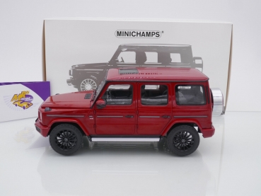 Preview: Minichamps 110037101 # Mercedes-AMG G-Klasse G63 Baujahr 2020 " dunkelrot " 1:18