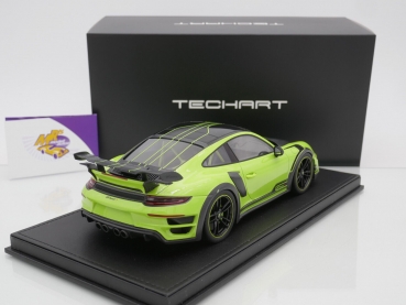 Preview: GT Spirit 091.992.118.001 # Porsche 911 (992) GT Street R Baujahr 2021 " daphnegrün / carbon " 1:18