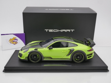 Preview: GT Spirit 091.992.118.001 # Porsche 911 (992) GT Street R Baujahr 2021 " daphnegrün / carbon " 1:18