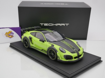 GT Spirit 091.992.118.001 # Porsche 911 (992) GT Street R Baujahr 2021 " daphnegrün / carbon " 1:18