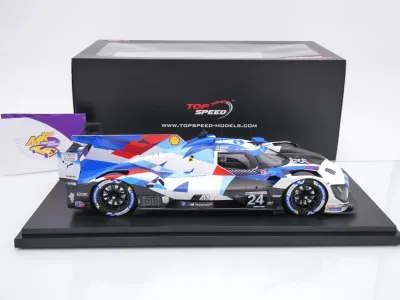 Preview: Top Speed TS0568 # BMW M Hybrid V8 GTP #24 24h Daytona 2024 " BMW M Team RLL " 1:18
